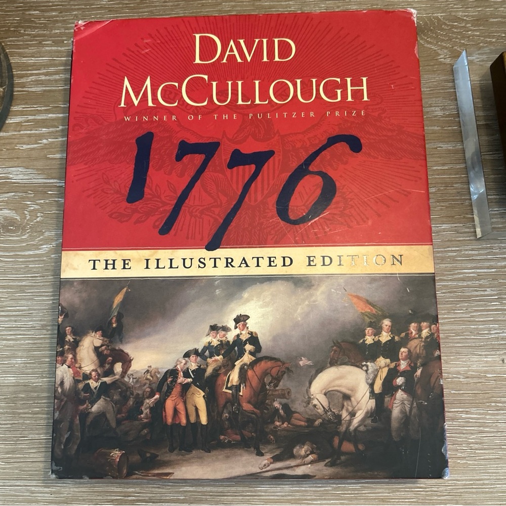 1776 Hardcover Book By David McCullough coffee table book